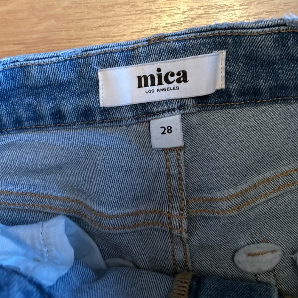 Mica Los Angeles Light Blue Denim Jeans - Picture 2 of 8